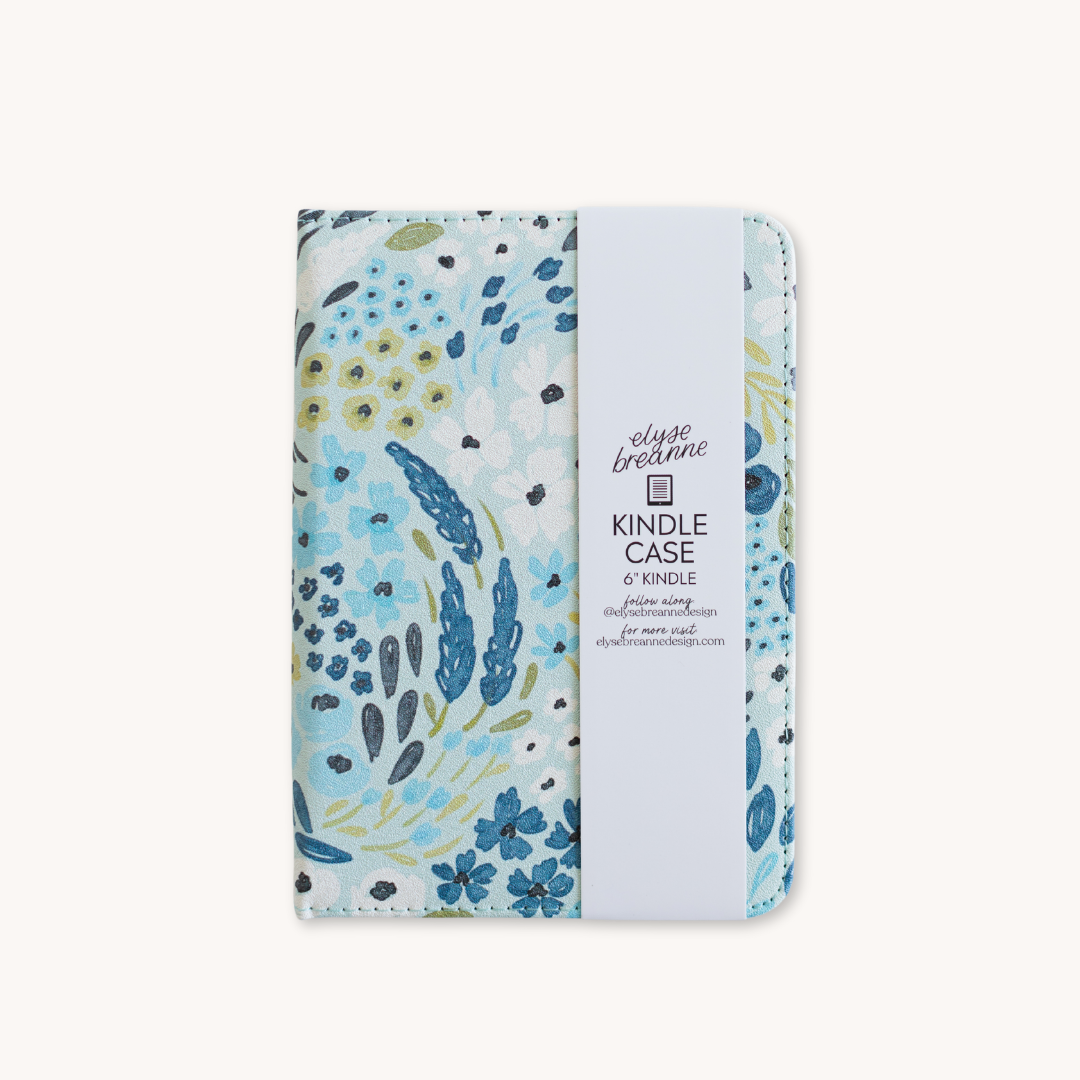 Waterfall Floral Kindle Case | Bookish & Reading