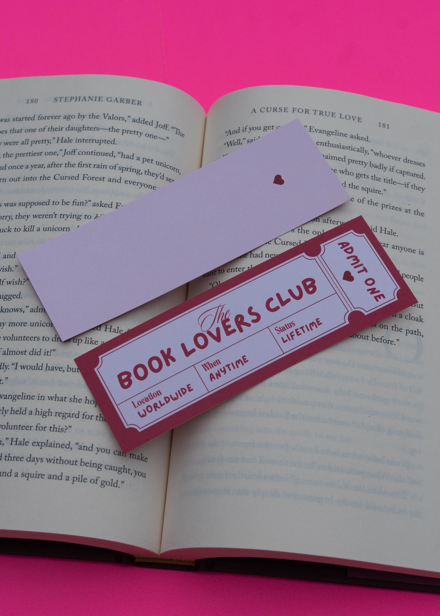 Book Lover Club Bookmark