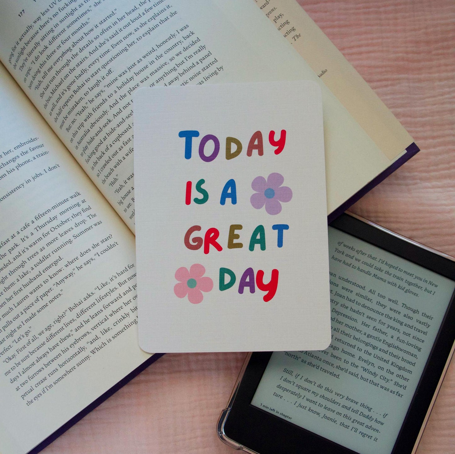 Today is a Great Day Kindle Case Insert