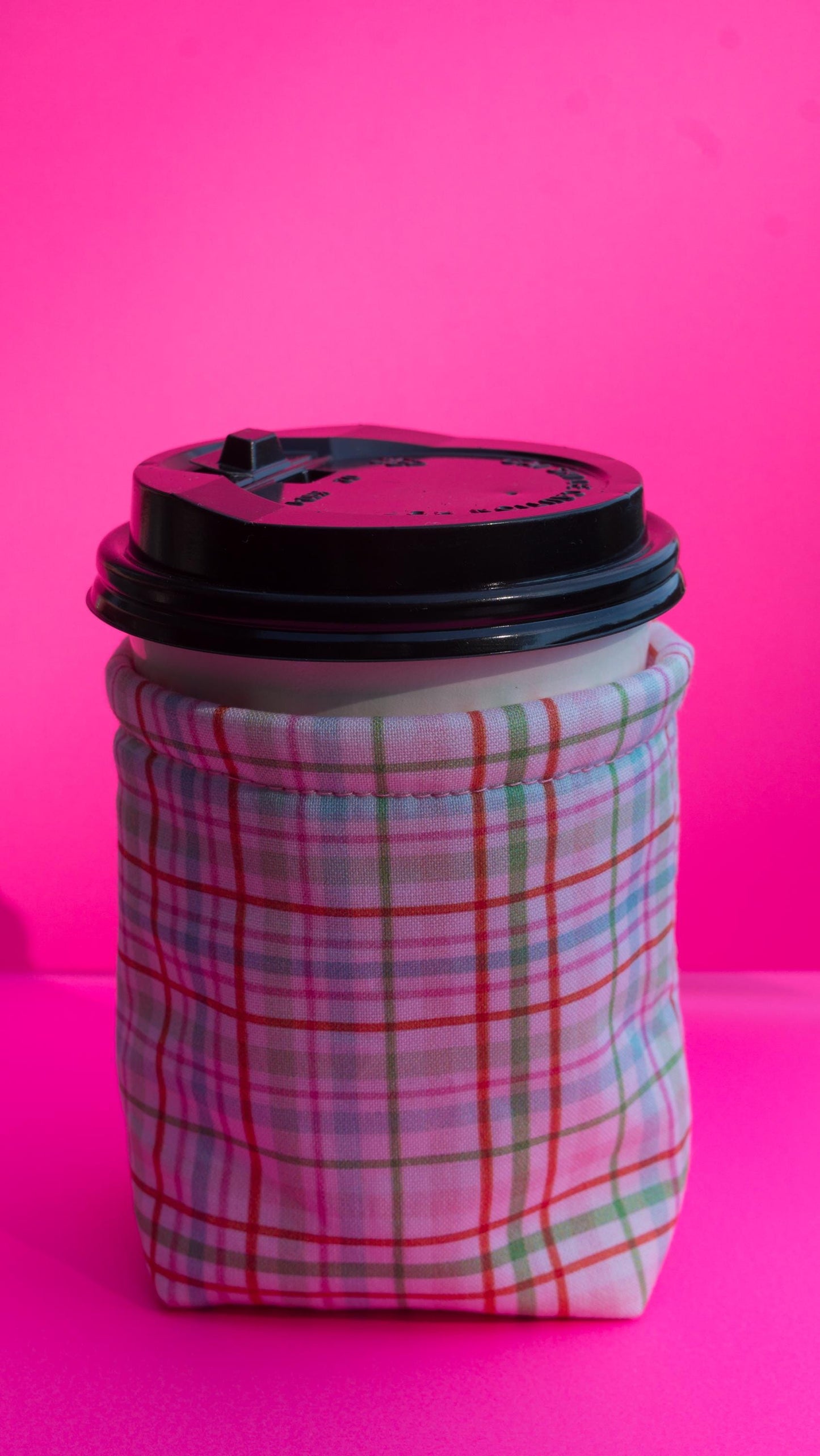 Hand-Sewn Quilted Coffee Cozy
