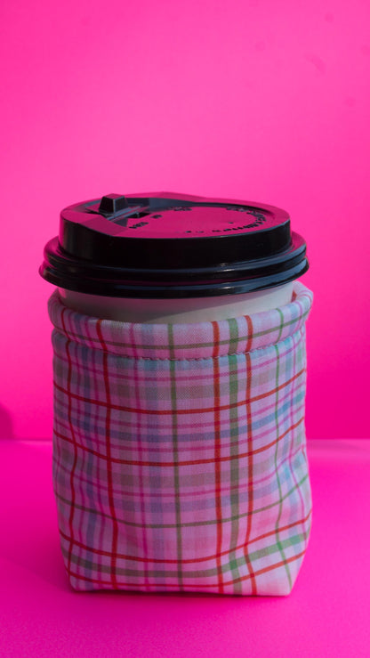 Hand-Sewn Quilted Coffee Cozy