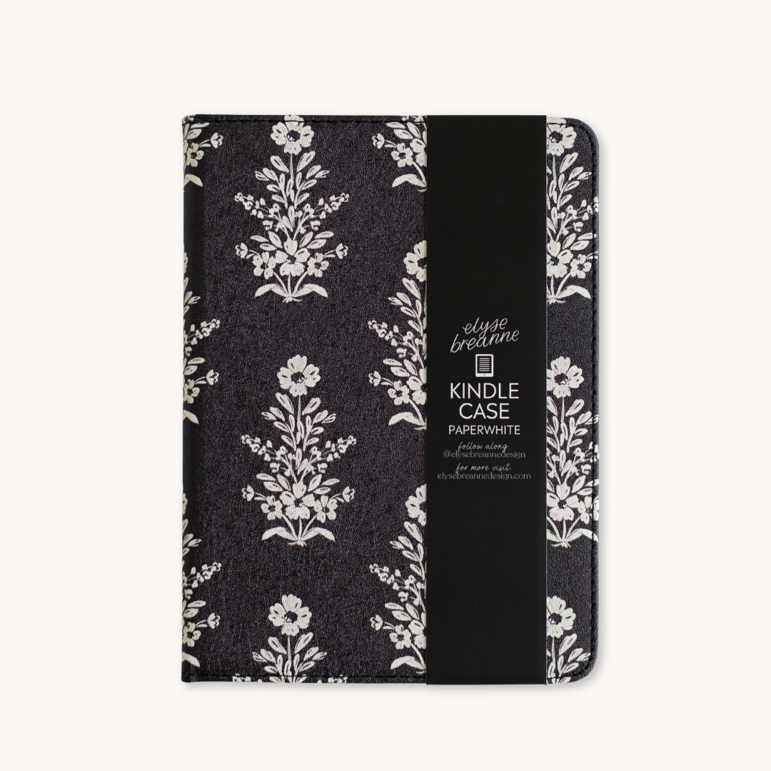 Midnight Damask Kindle Case | Bookish & Reading