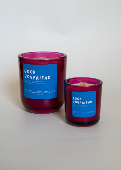 Book Boyfriend: Sandalwood Candle
