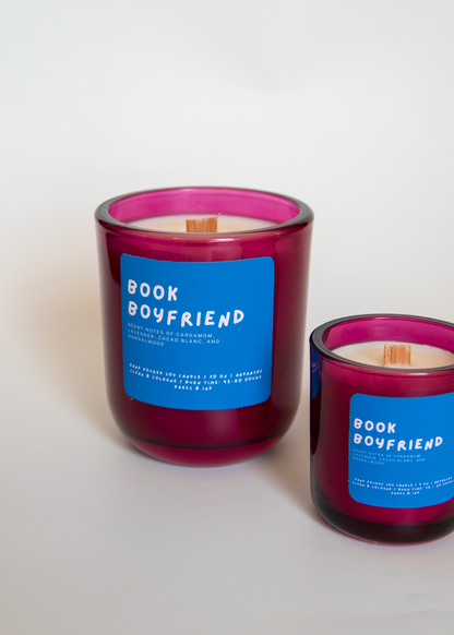 Book Boyfriend: Sandalwood Candle
