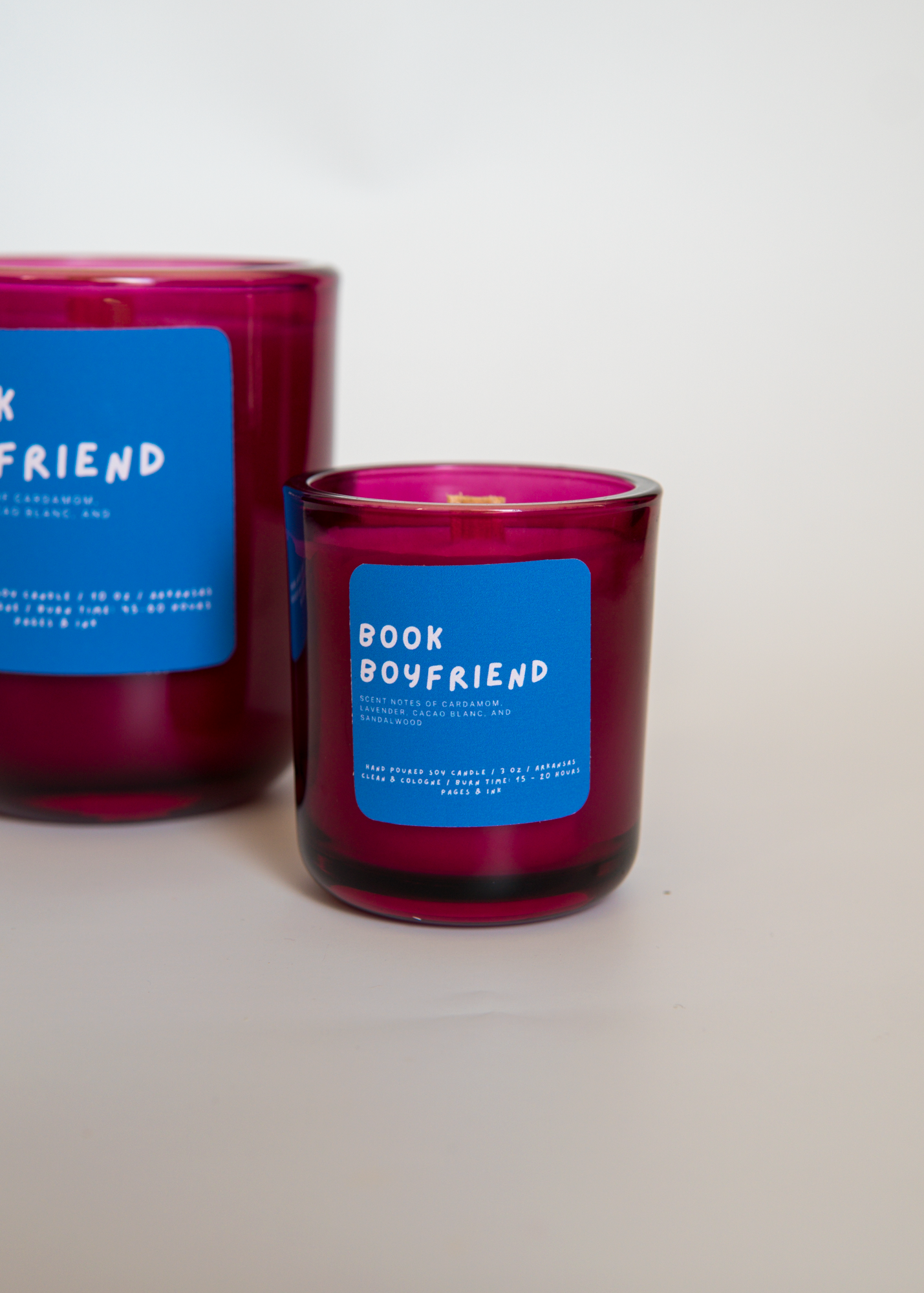 Book Boyfriend: Sandalwood Candle