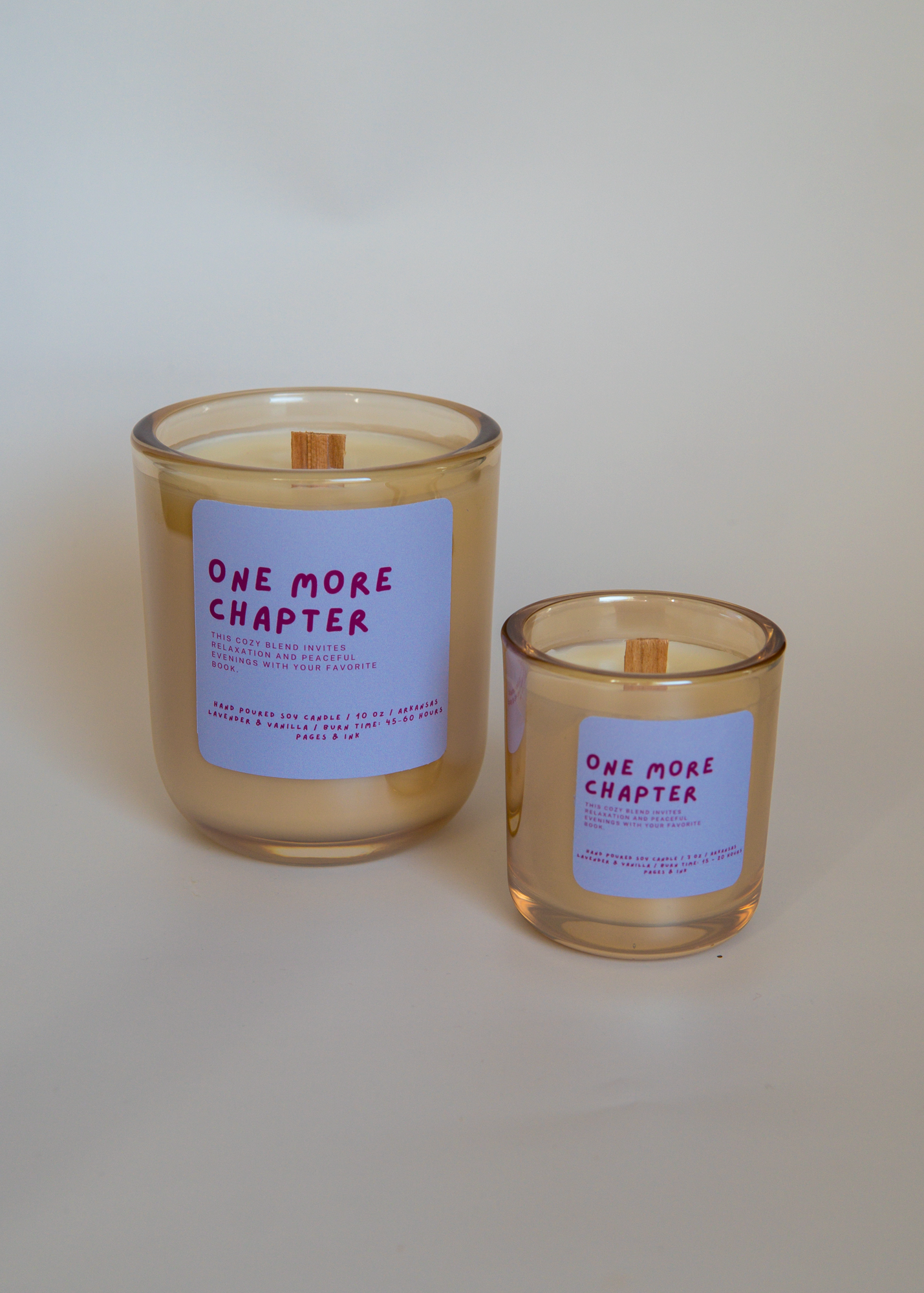 One More Chapter: Lavender & Vanilla Candle