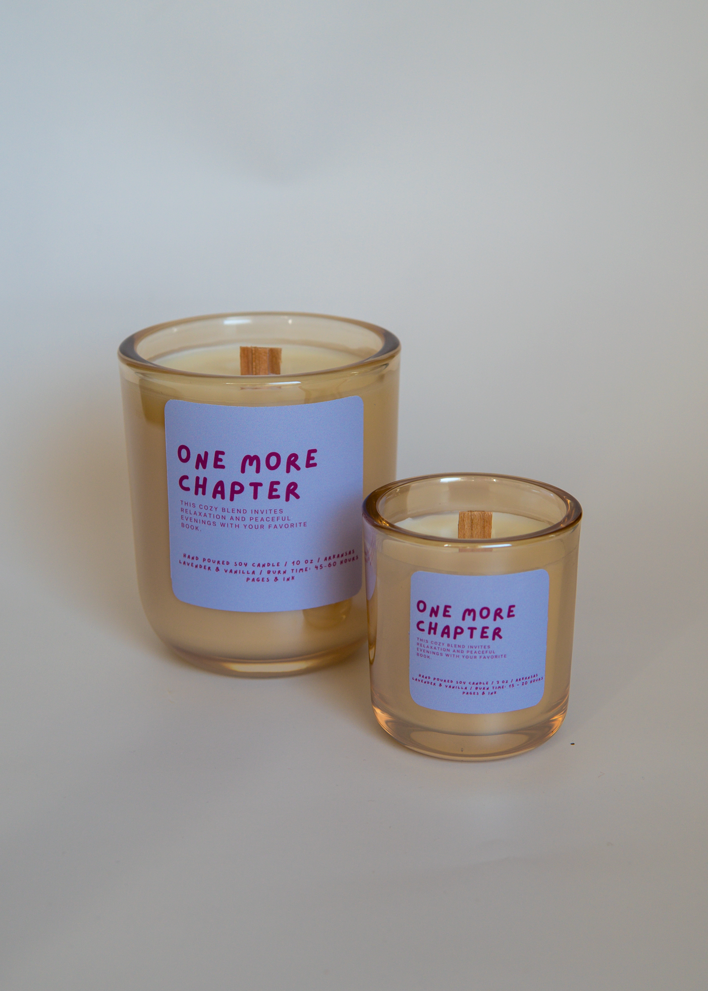 One More Chapter: Lavender & Vanilla Candle