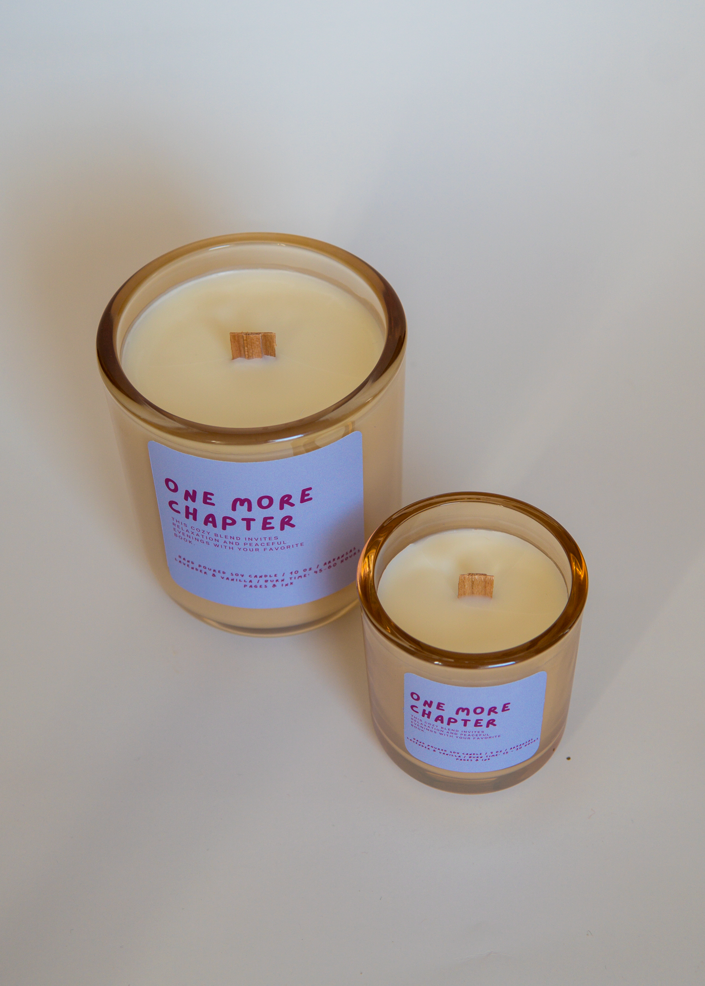 One More Chapter: Lavender & Vanilla Candle