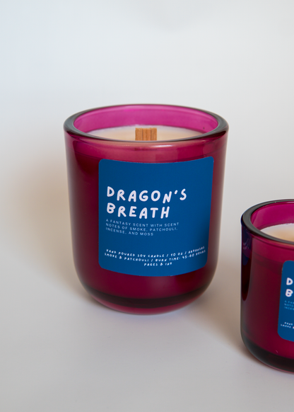 Dragon's Breath: Patchouli & Incense Candle