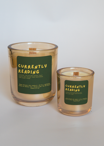 Currently Reading: Lemon & Green Tea Candle