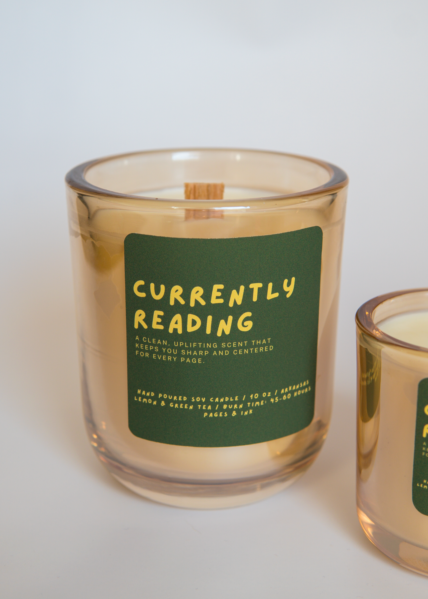 Currently Reading: Lemon & Green Tea Candle