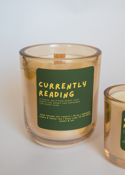 Currently Reading: Lemon & Green Tea Candle