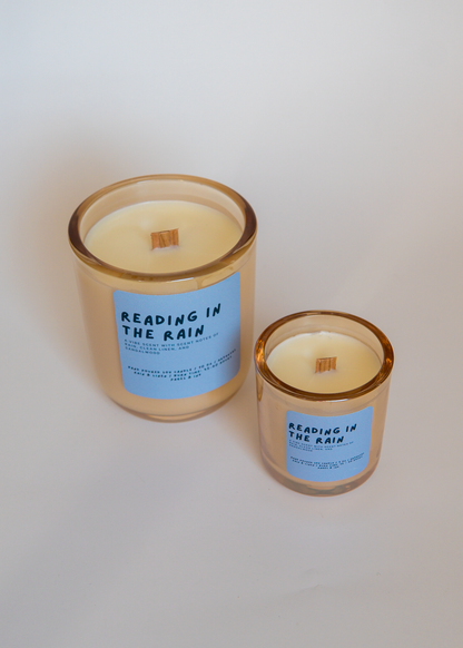 Reading in the Rain: Cotton & Rain Water Candle