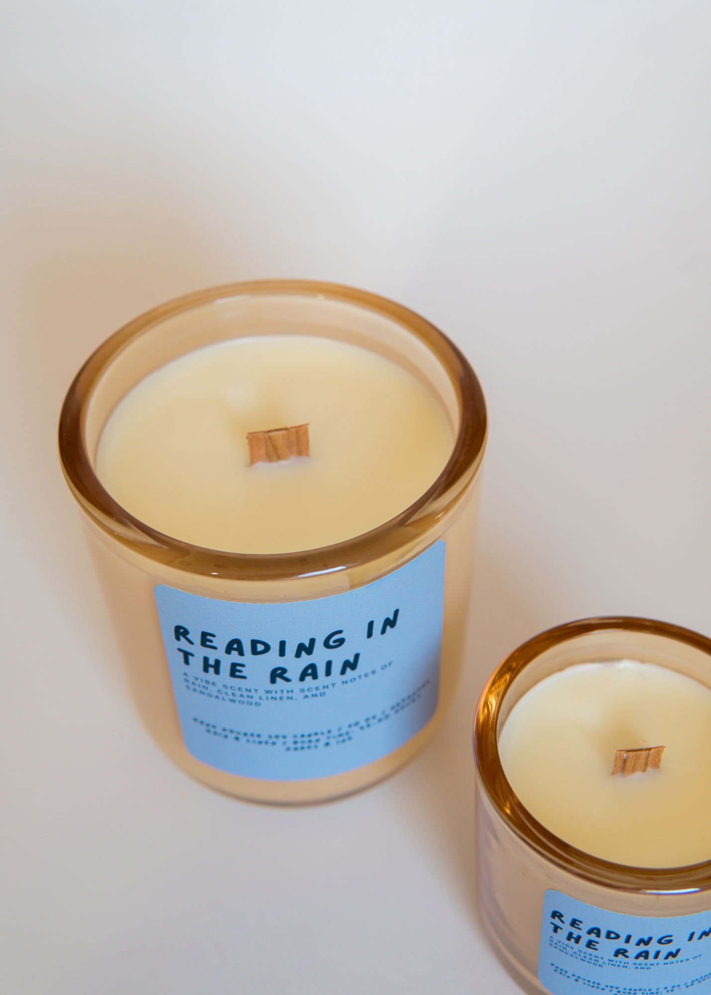 Reading in the Rain: Cotton & Rain Water Candle