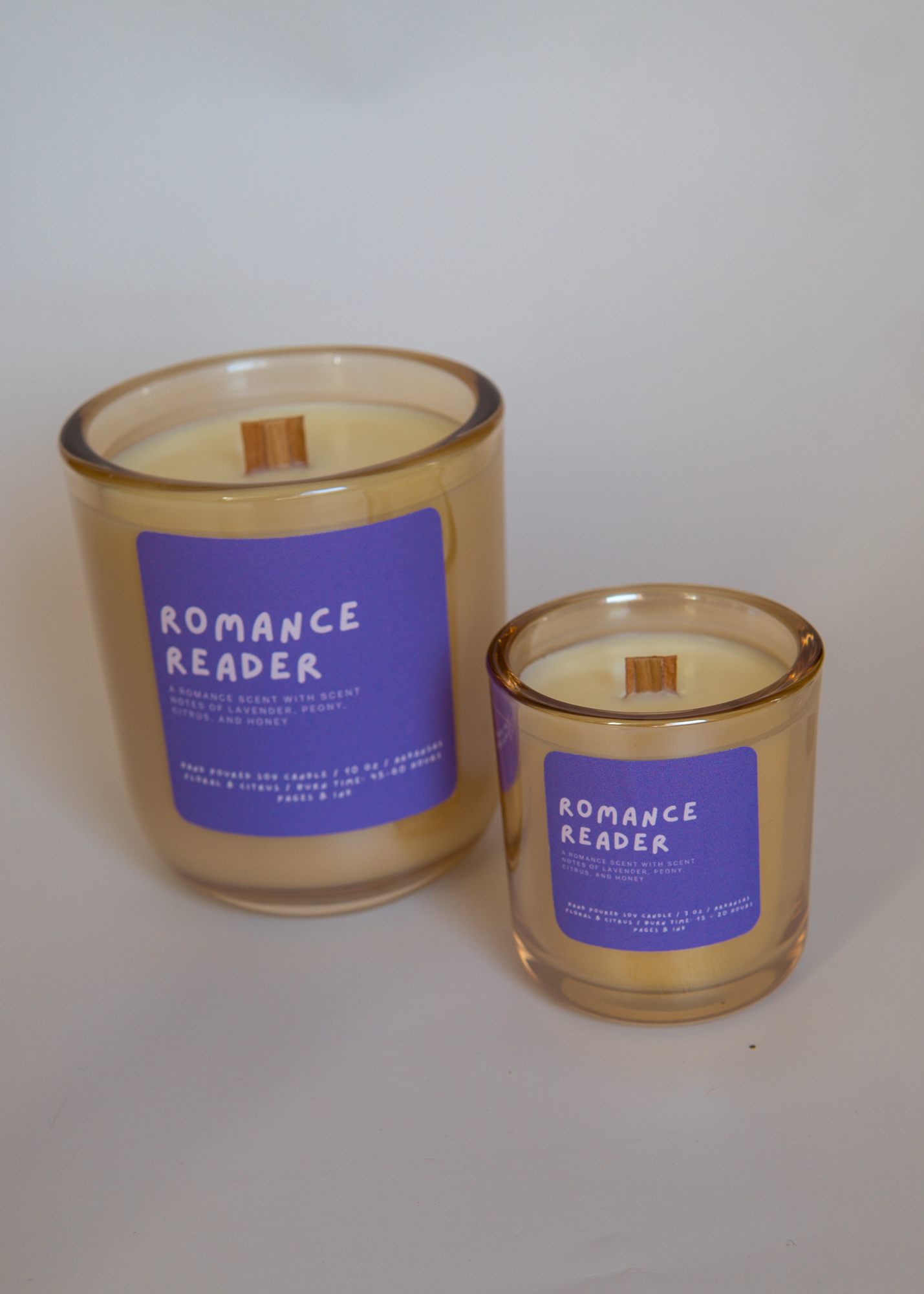 Romance Reader: Citrus & Floral Candle