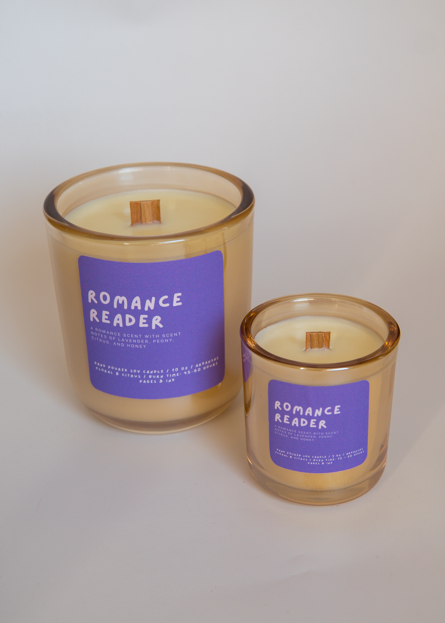 Romance Reader: Citrus & Floral Candle