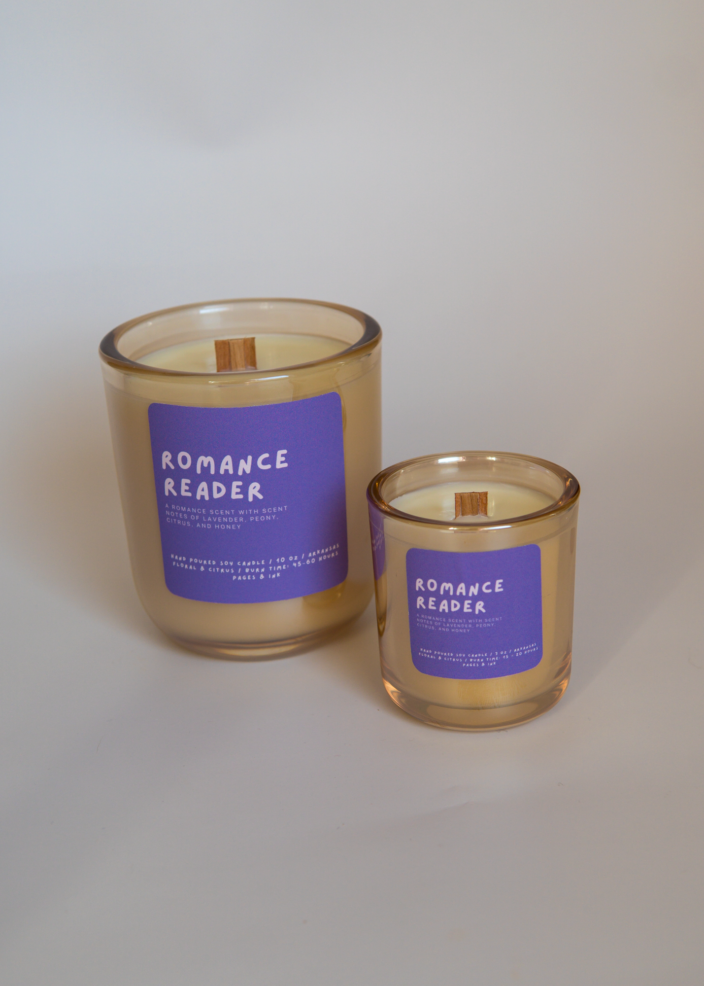 Romance Reader: Citrus & Floral Candle