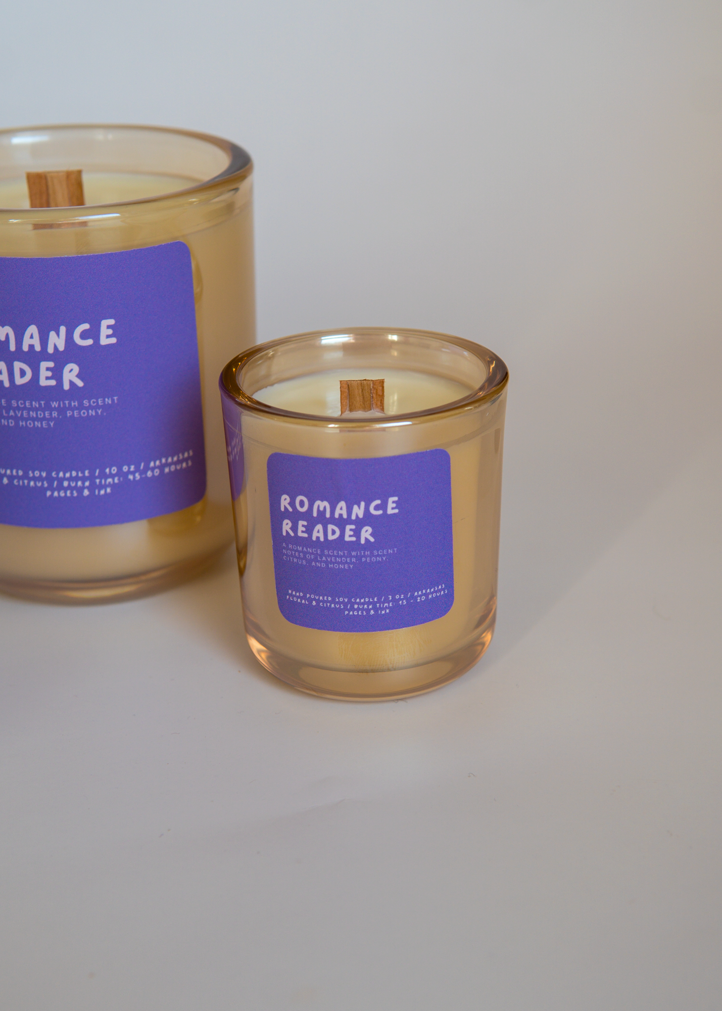 Romance Reader: Citrus & Floral Candle