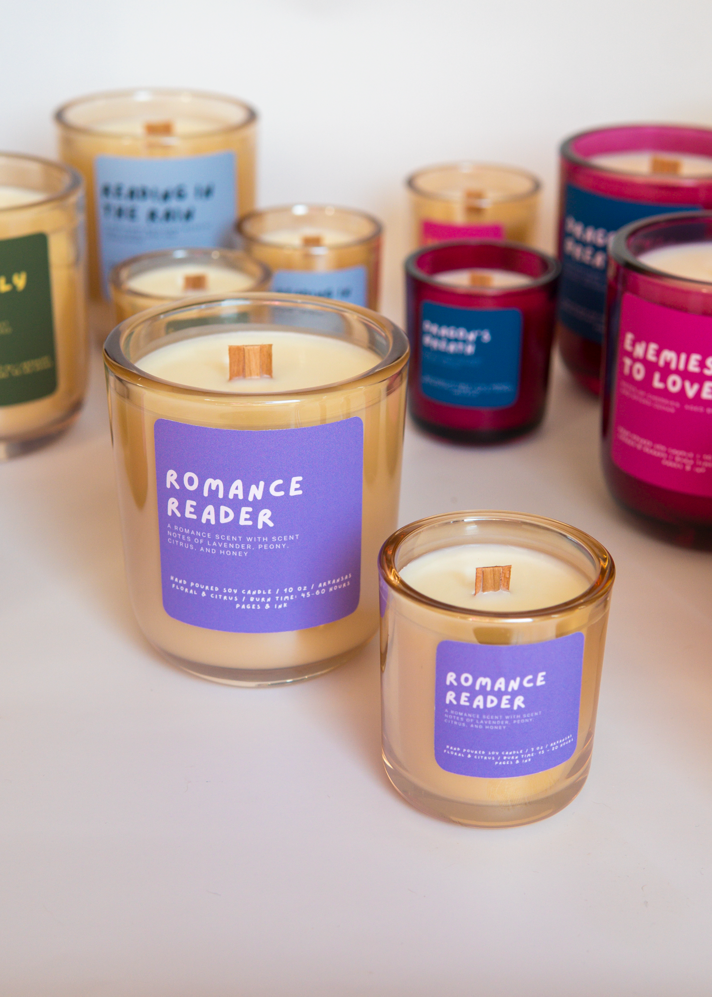 Romance Reader: Citrus & Floral Candle