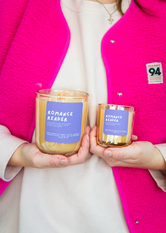 Romance Reader: Citrus & Floral Candle