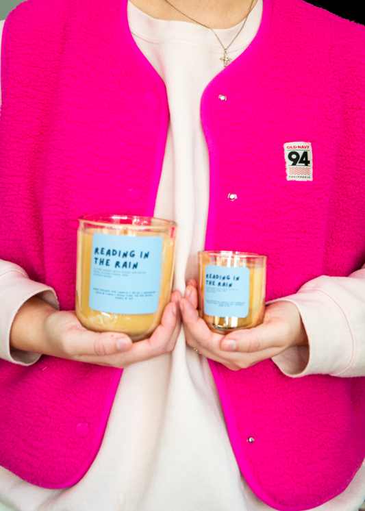 Reading in the Rain: Cotton & Rain Water Candle