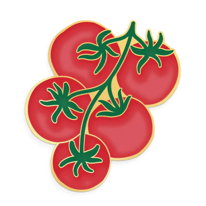 Tomato Vine Enamel Brass Bookmark