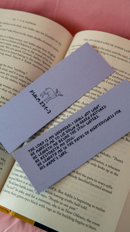 Psalm 23:1-3 Bookmark