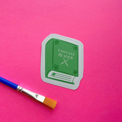 Fantasy Reader Sticker