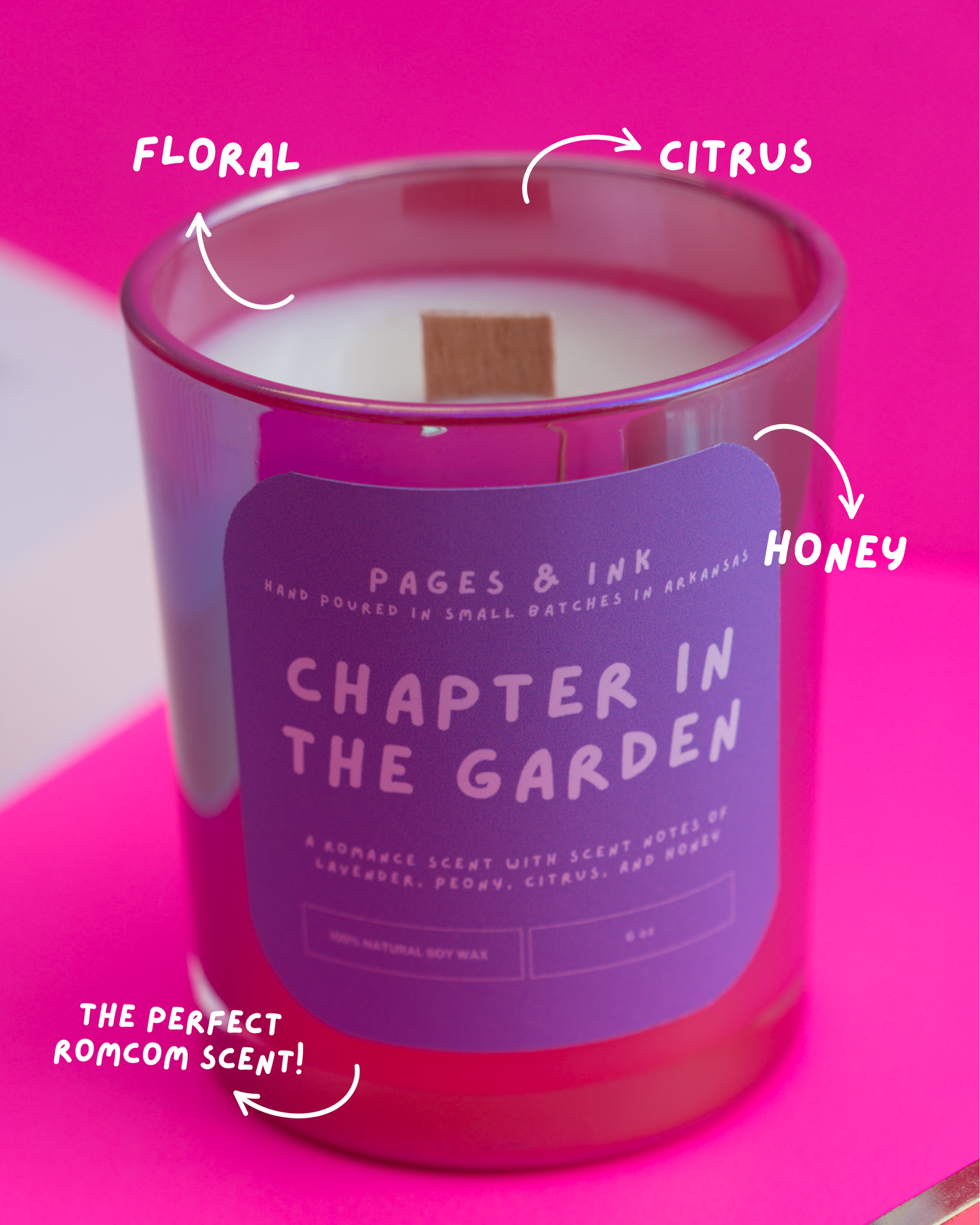 Chapter in the Garden: Citrus & Floral Candle