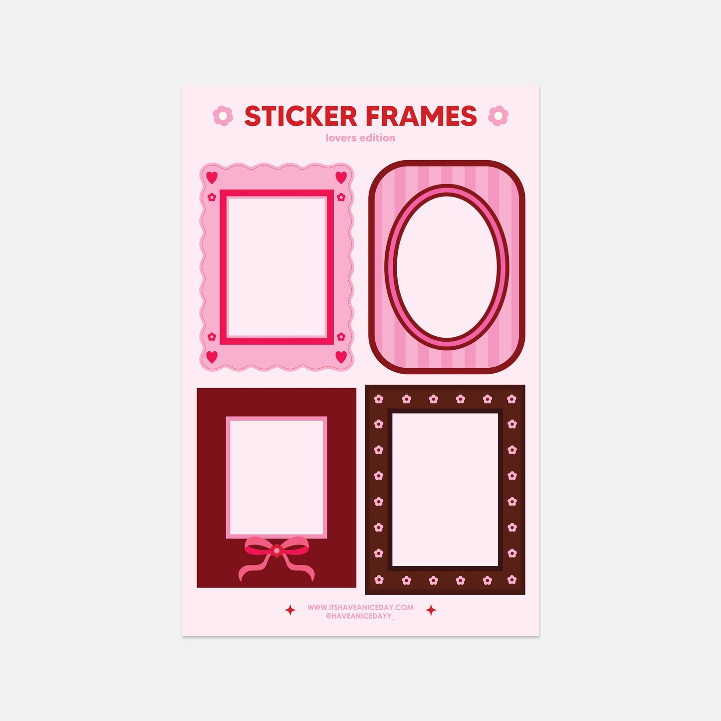 Sticker Frames- Lover Edition
