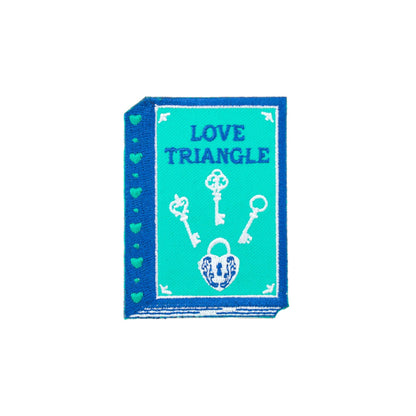 Book Club Love Triangle Patch