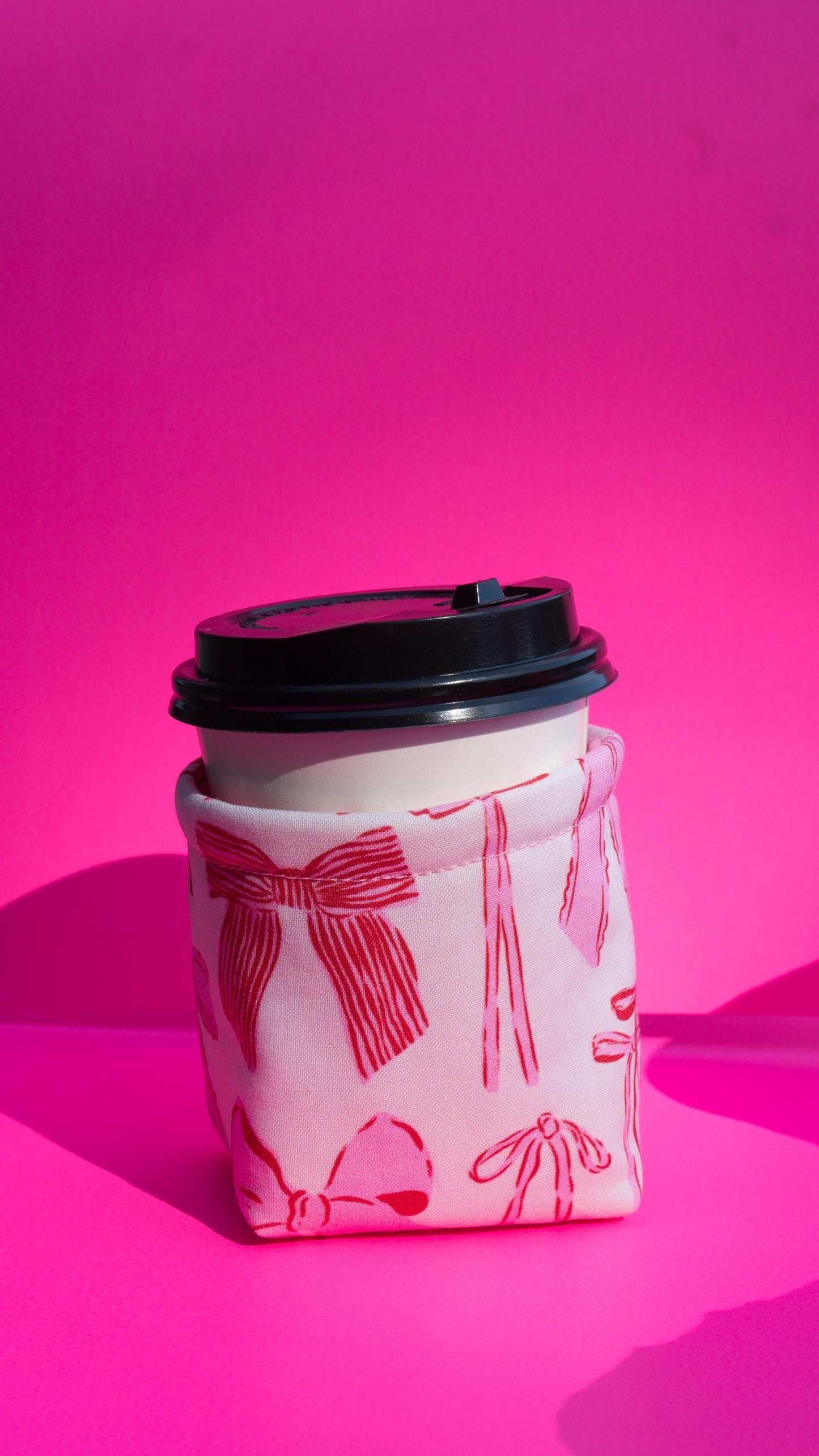 Hand-Sewn Quilted Coffee Cozy
