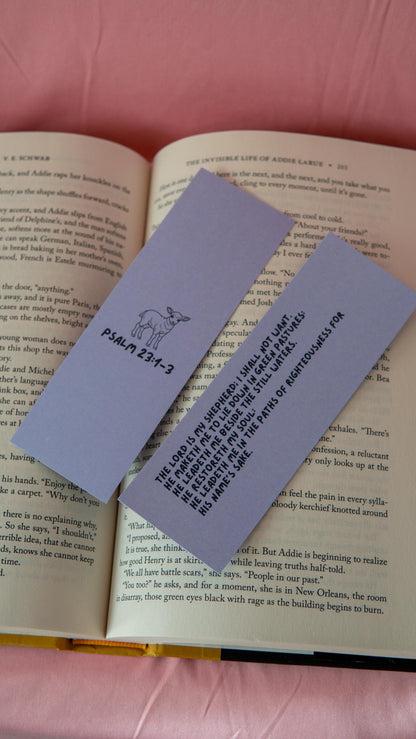 Psalm 23:1-3 Bookmark