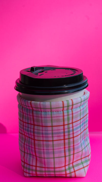 Hand-Sewn Quilted Coffee Cozy