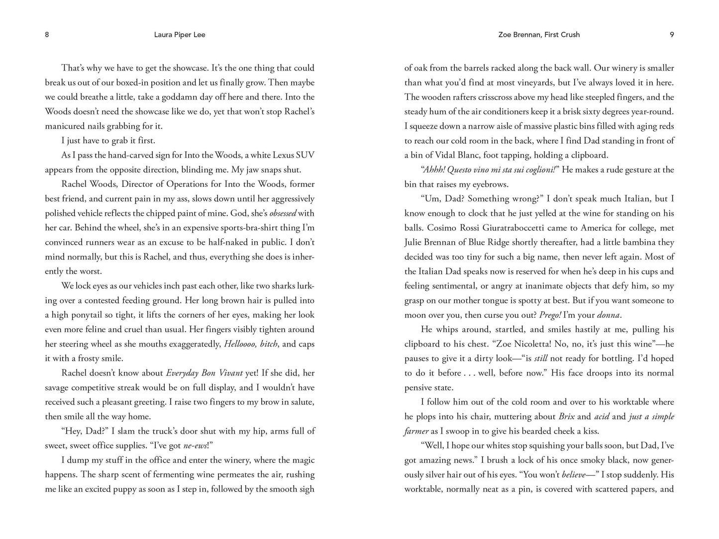 Zoe Brennan, First Crush by Laura Piper Lee