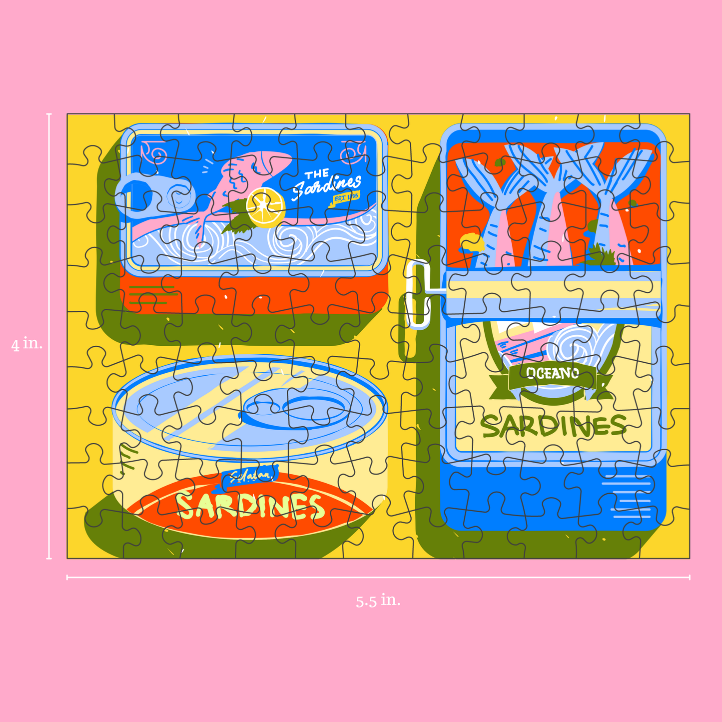 Sardines | 99 Piece Jigsaw Puzzle