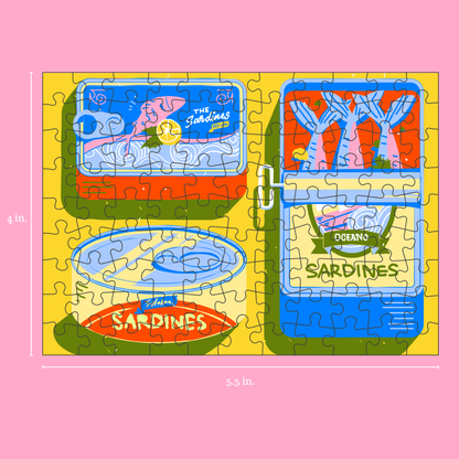 Sardines | 99 Piece Jigsaw Puzzle