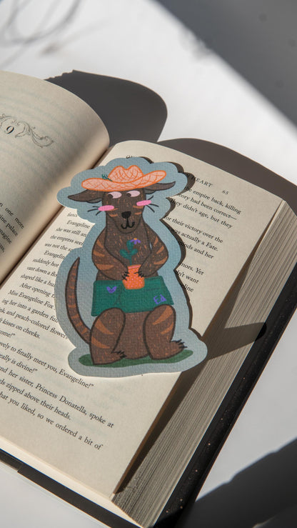 Gardening Dog Bookmark