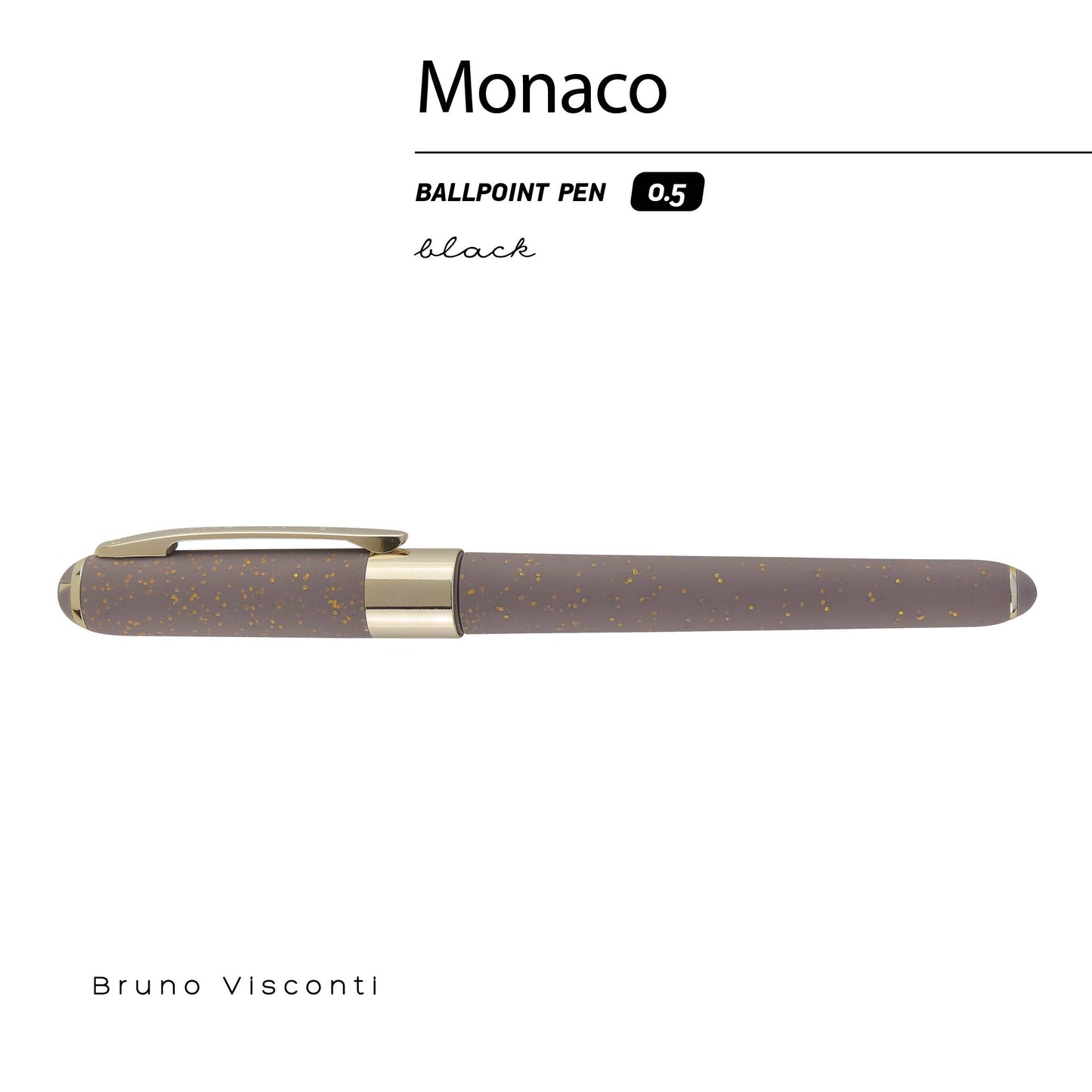 Monaco - Glitter Grey Pen