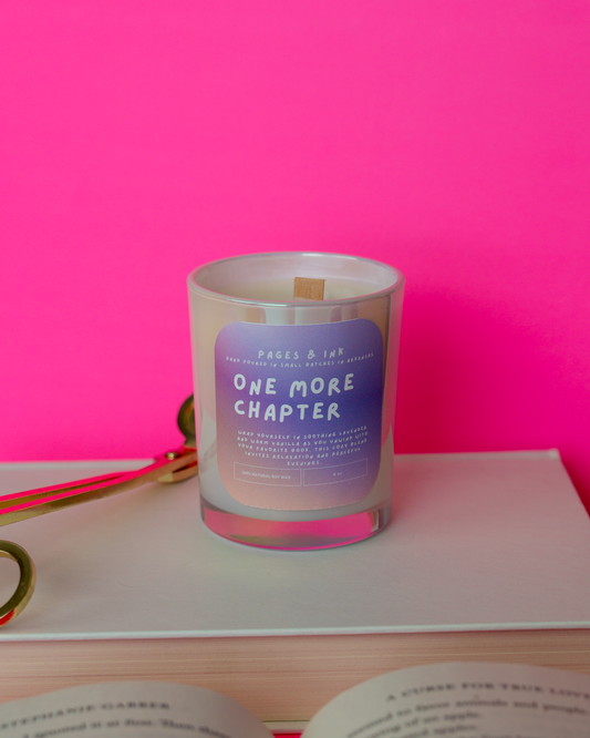 One More Chapter: Lavender & Vanilla Candle