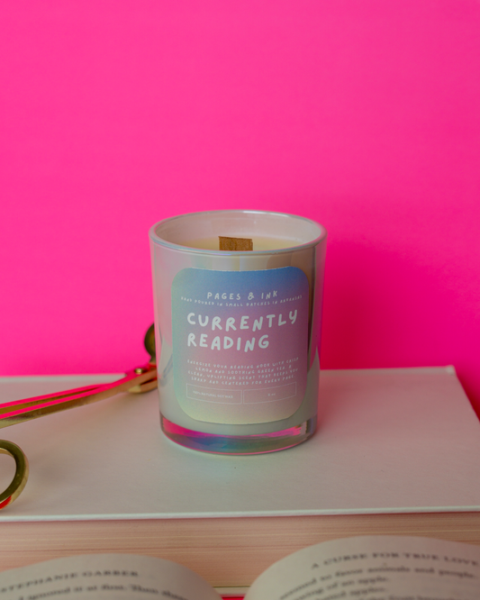 Currently Reading: Lemon & Green Tea Candle