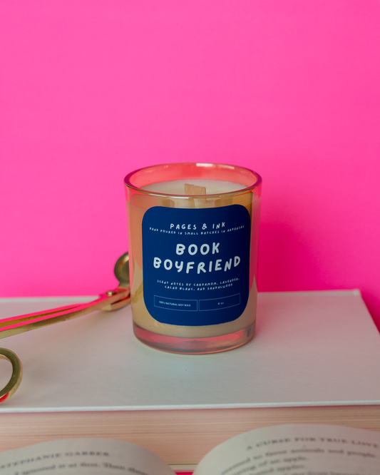 Book Boyfriend: Sandalwood Candle