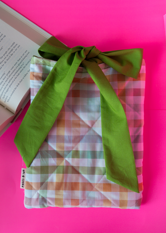 Fall Plaid Book Sleeve