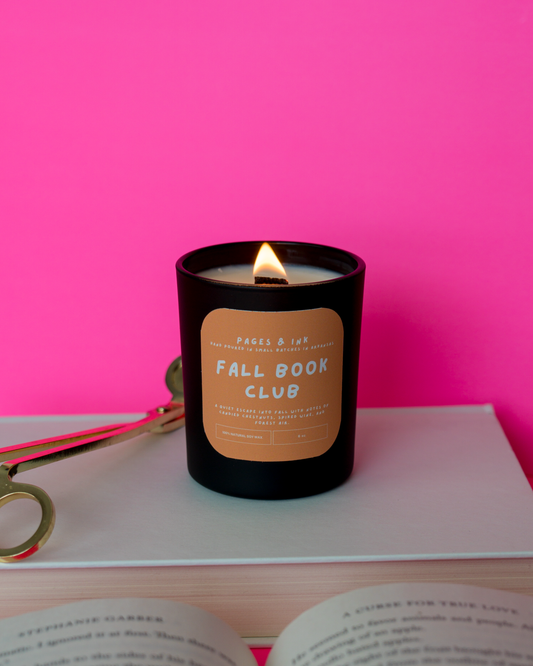 Fall Book Club: Chestnut & Woods Candle