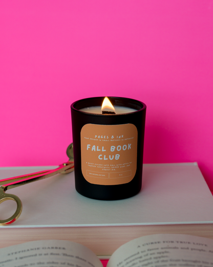 Fall Book Club: Chestnut & Woods Candle