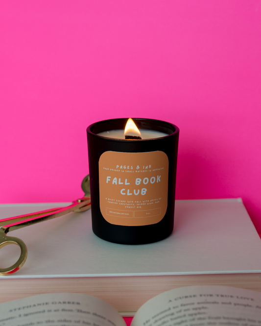 Fall Book Club: Chestnut & Woods Candle