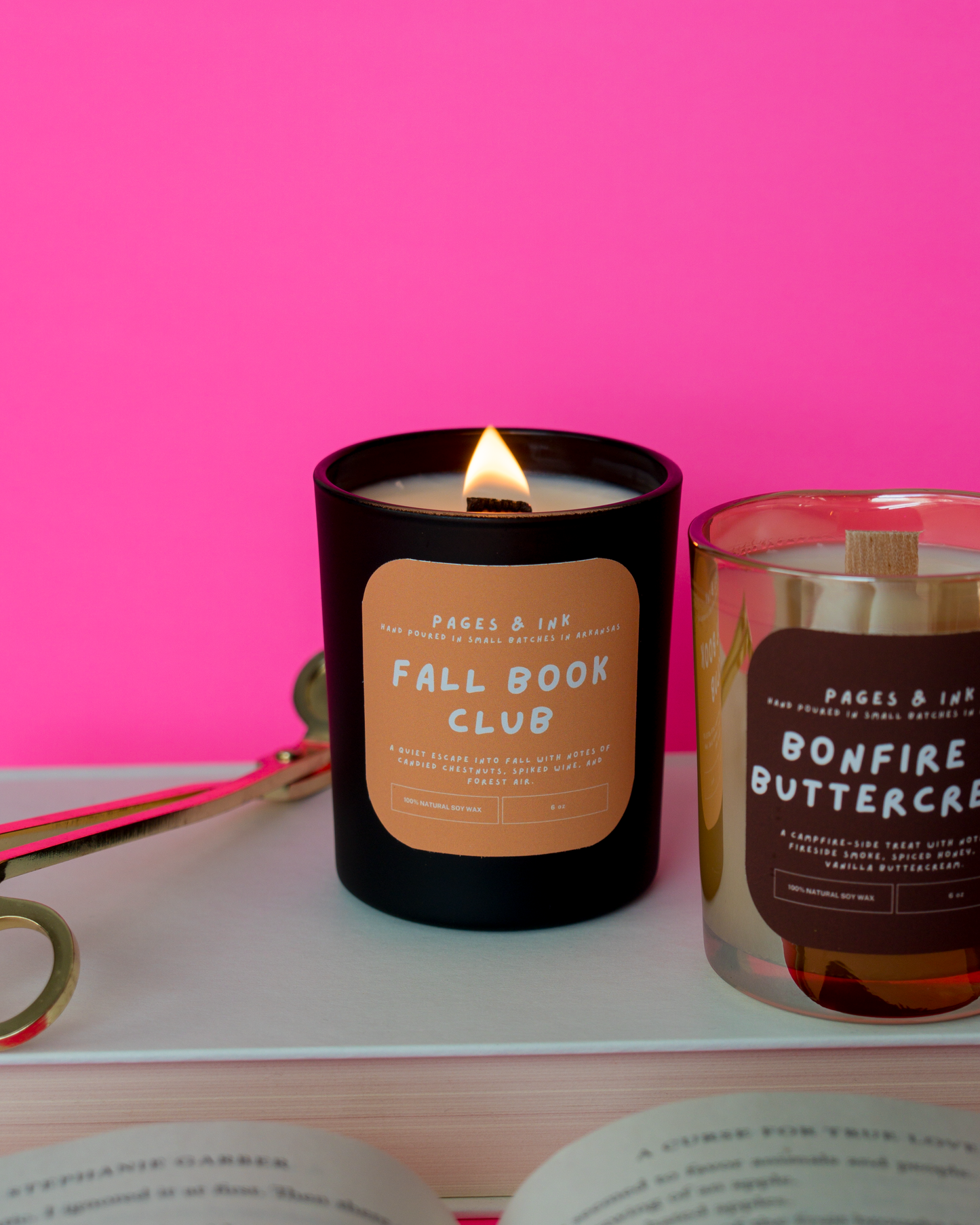 Fall Book Club: Chestnut & Woods Candle
