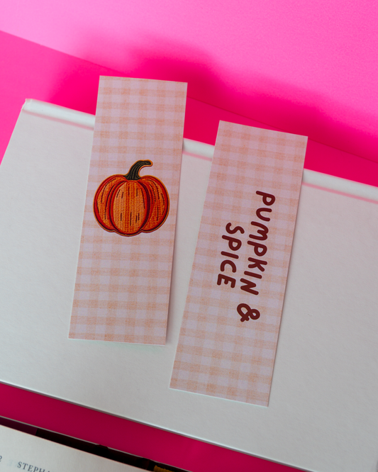 Pumpkin & Spice Bookmark