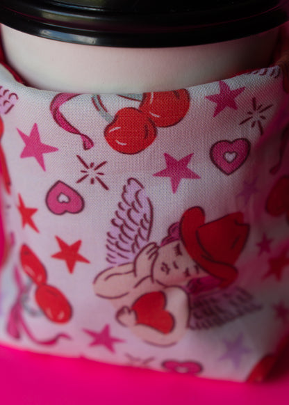 Cowboy Cupid Coffee Cozy