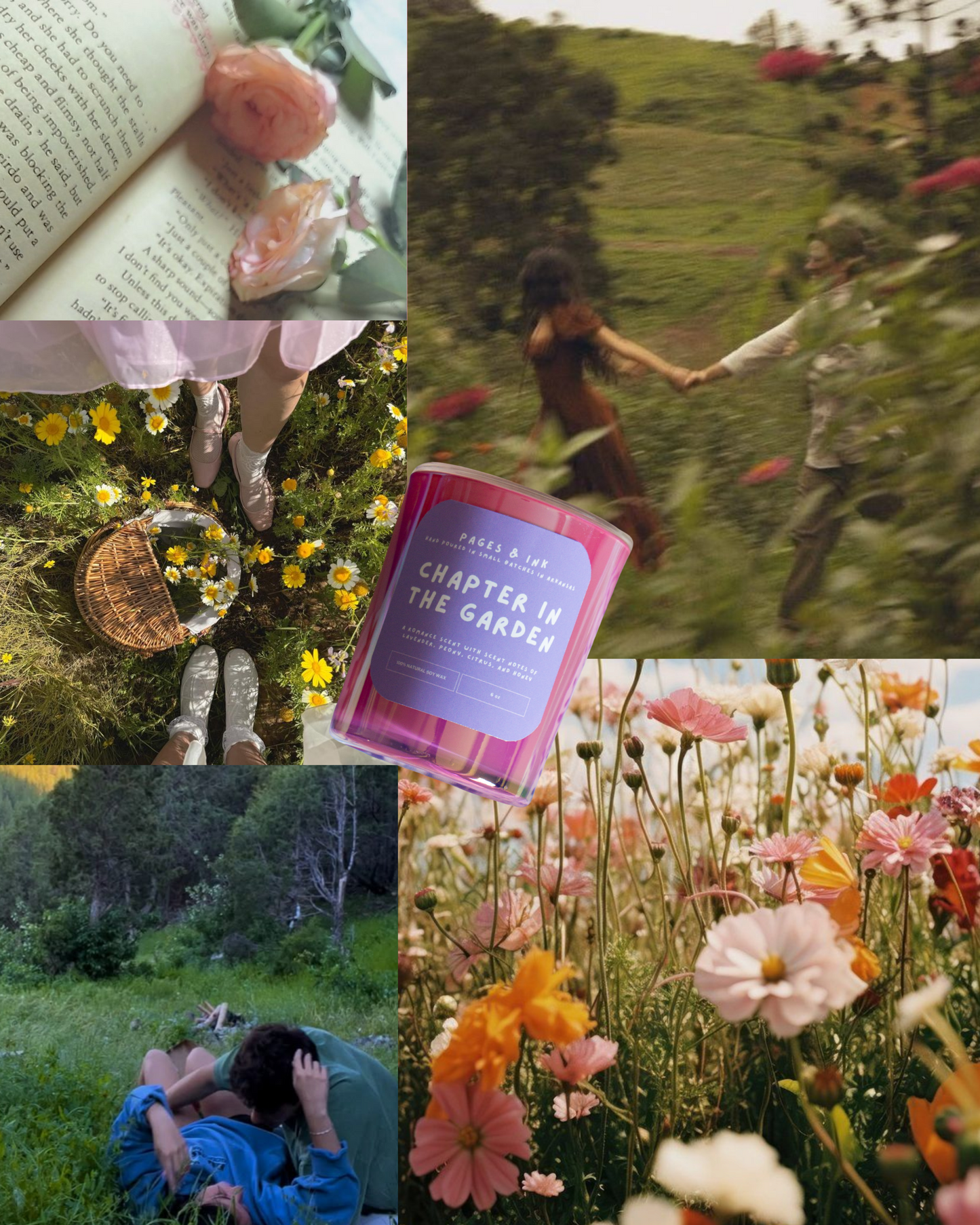 Chapter in the Garden: Citrus & Floral Candle